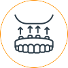 Trampoline with three children jumping upward in circular frame icon